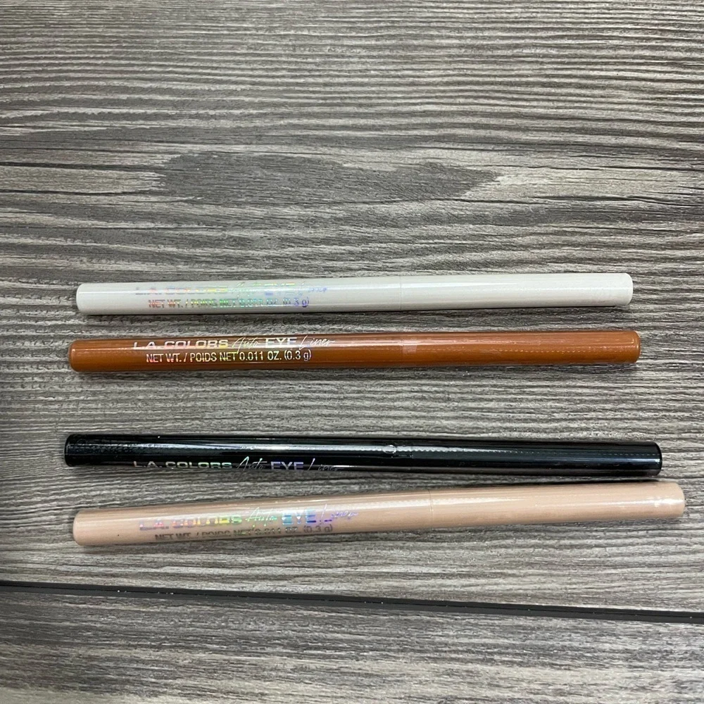 L.A. COLORS Automatic Eyeliner Set of 4 All is Bright Set NWOT Eyeliner Bundle